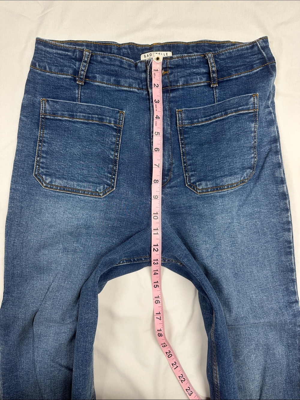 Classic Wide-Leg Blue Women’s Jeans - Picture 3 of 7